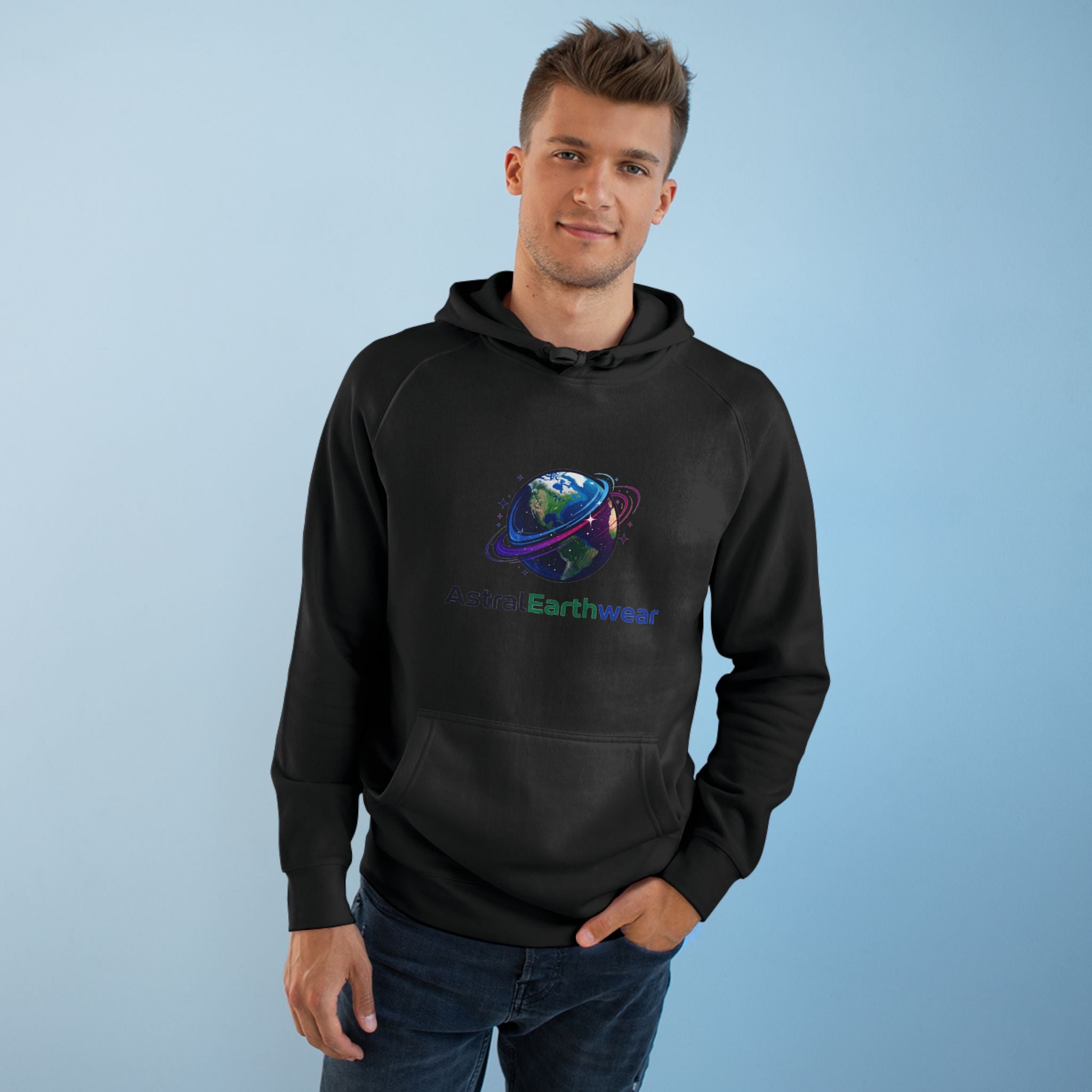 Astral Earth Hoodie - Unisex, Trendy Graphic Sweatshirt for Nature Lovers, Cozy Casual Wear for Festivals, Perfect Gift