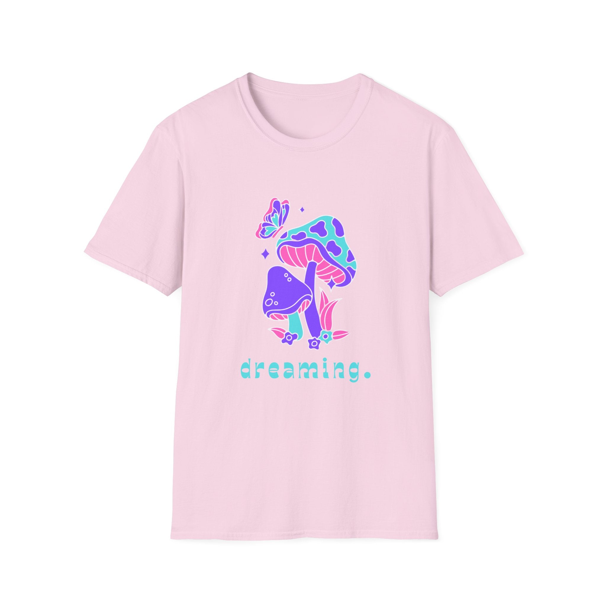 Dreamy Unisex Softstyle T-Shirt, Whimsical Shirt, Casual Wear, Nature Lover Gift, Eco-Friendly Tee, Unique Graphic Tee