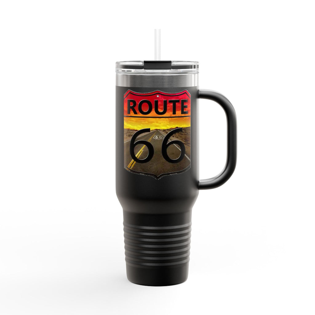 Route 66 Insulated Travel Mug - 40oz Adventure Cup for Road Trips