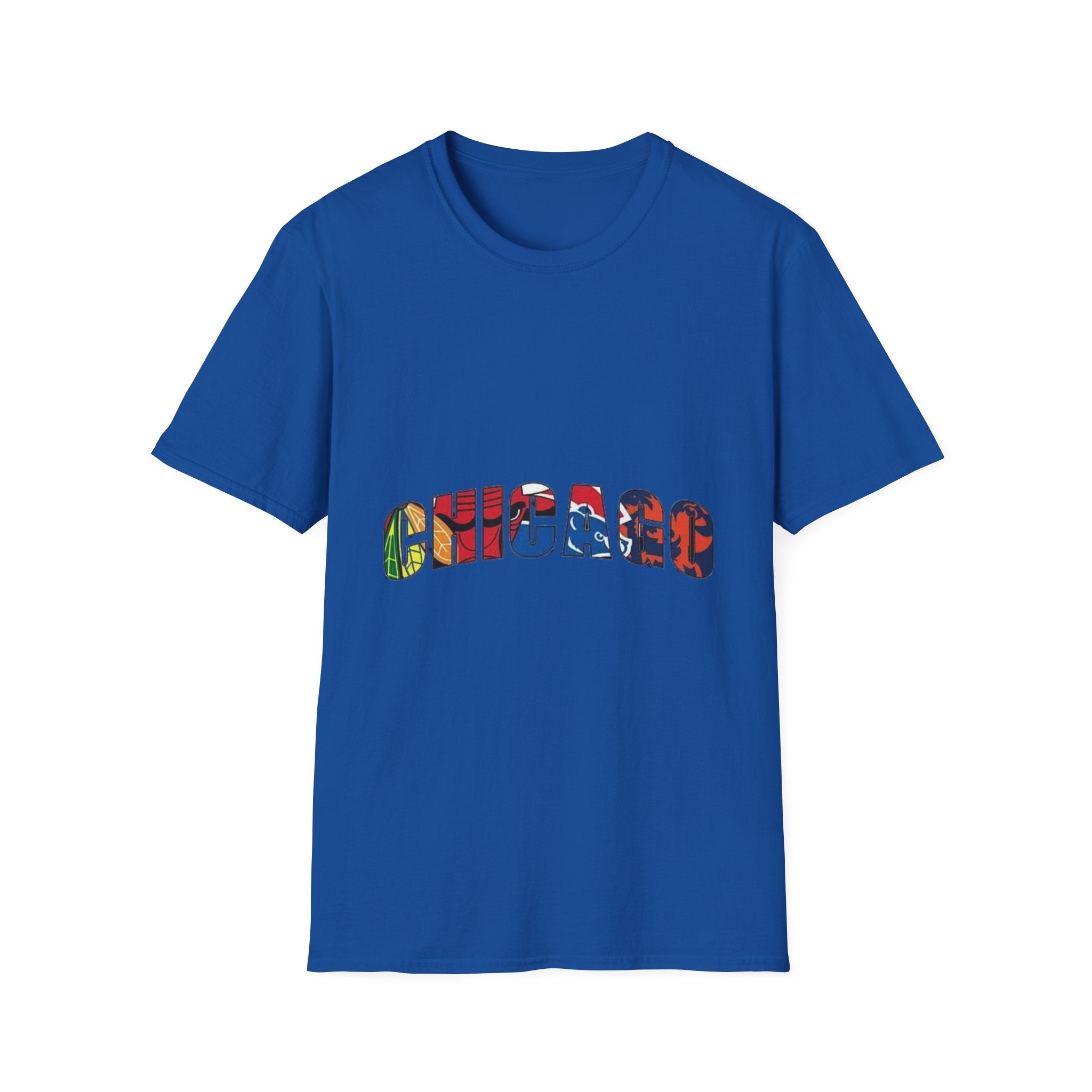 Chicago Colorful Graphic Unisex Softstyle T-Shirt