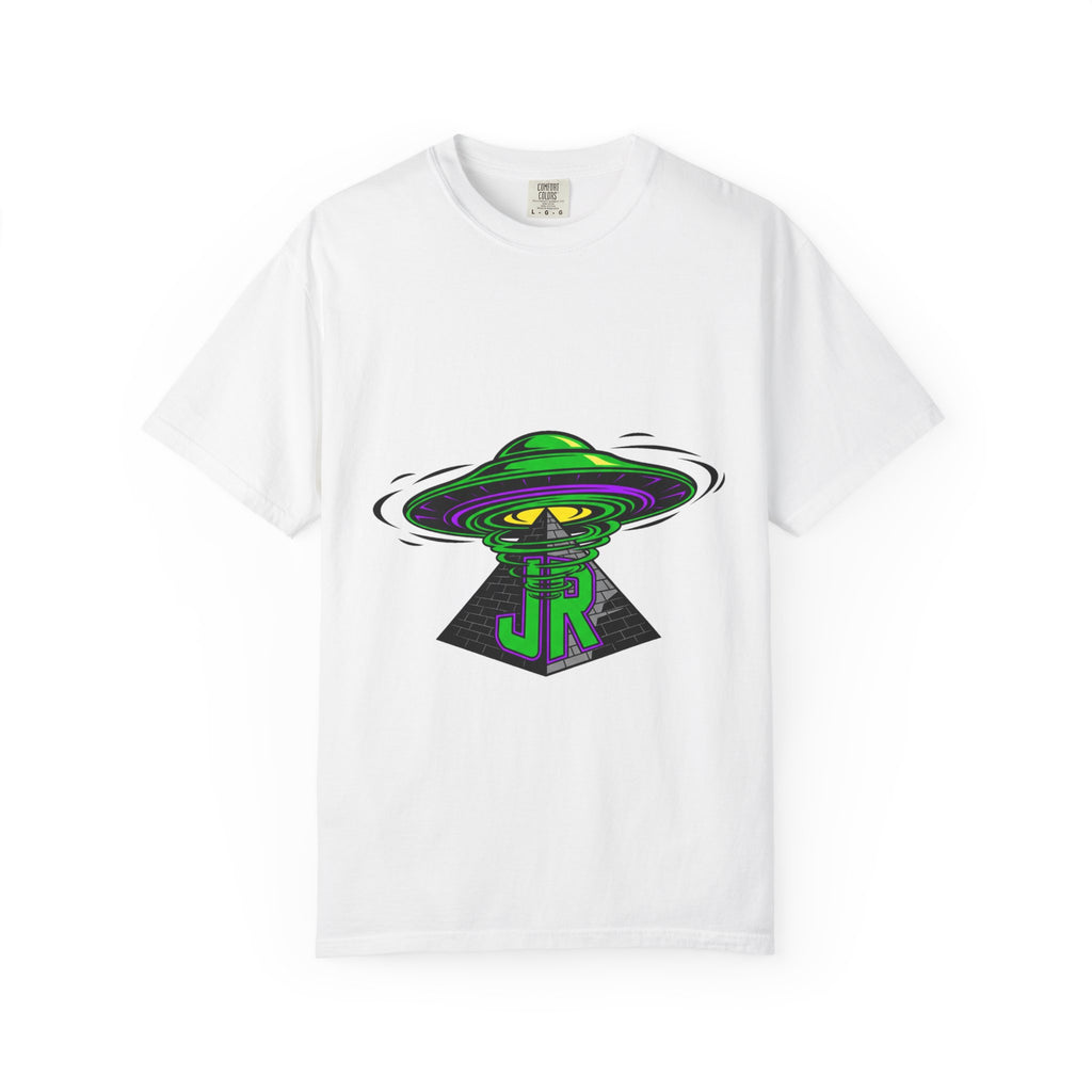 Alien Graphic T-Shirt, Cosmic Tee, Unisex Casual Wear, Perfect for Festivals, Gifts for Sci-Fi Fans, Unique Art Tee