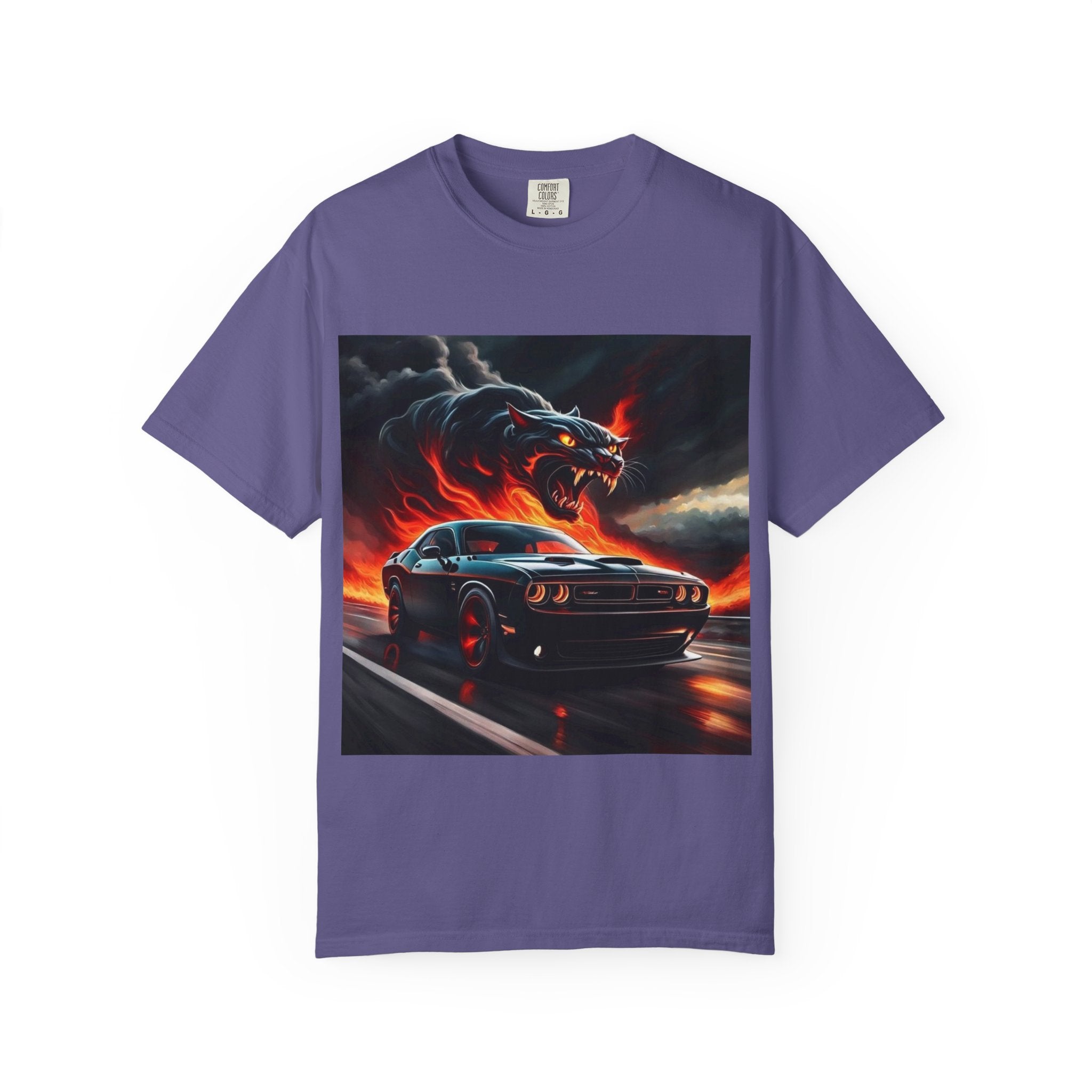 Unisex T-shirt Fire Hurricanecat Car Design