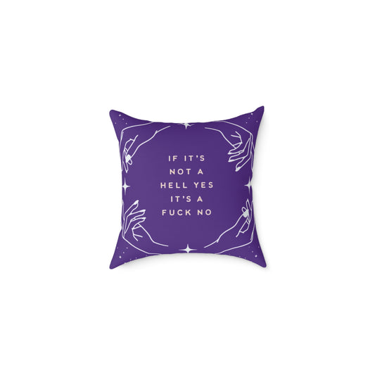 Bold Affirmation Pillow, Decorative Pillow, Home Decor, Motivational Gift, Room Accent, Funny Quote Pillow
