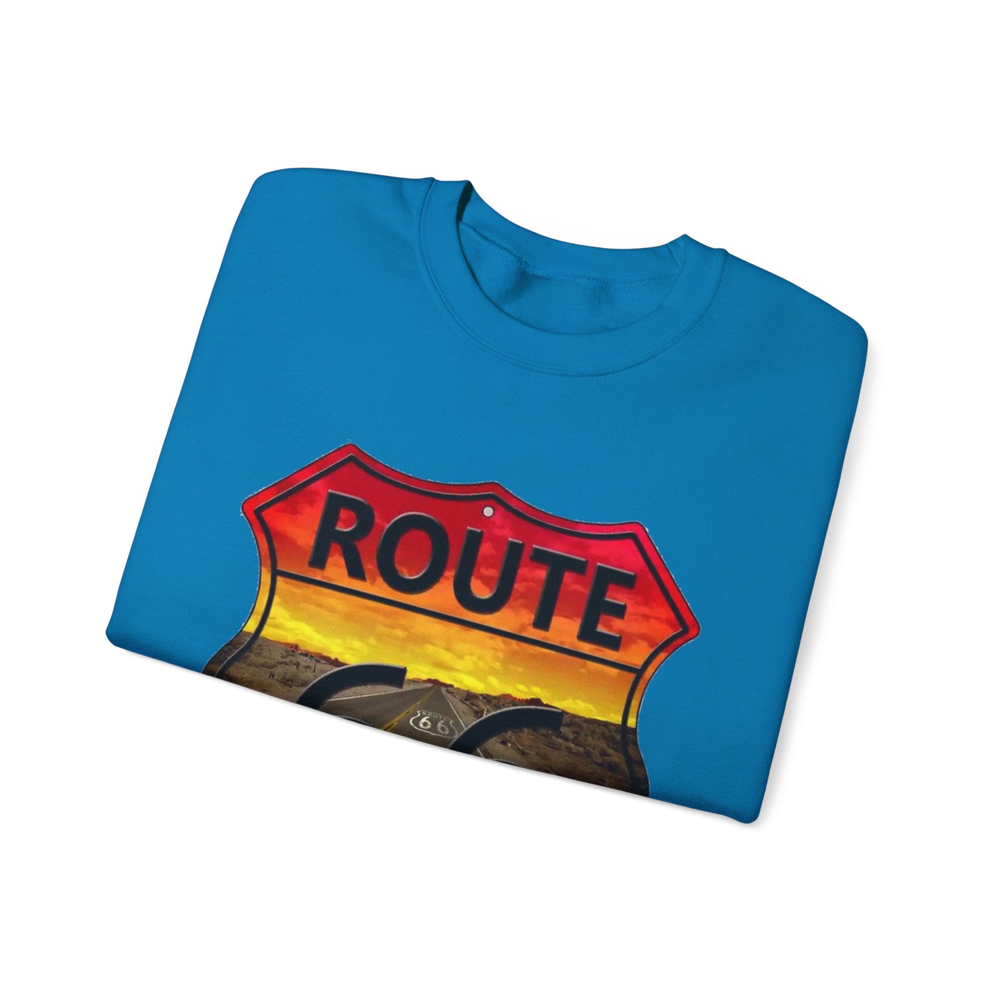 Route 66 Adventure Crewneck Sweatshirt - Unisex Heavy Blend™
