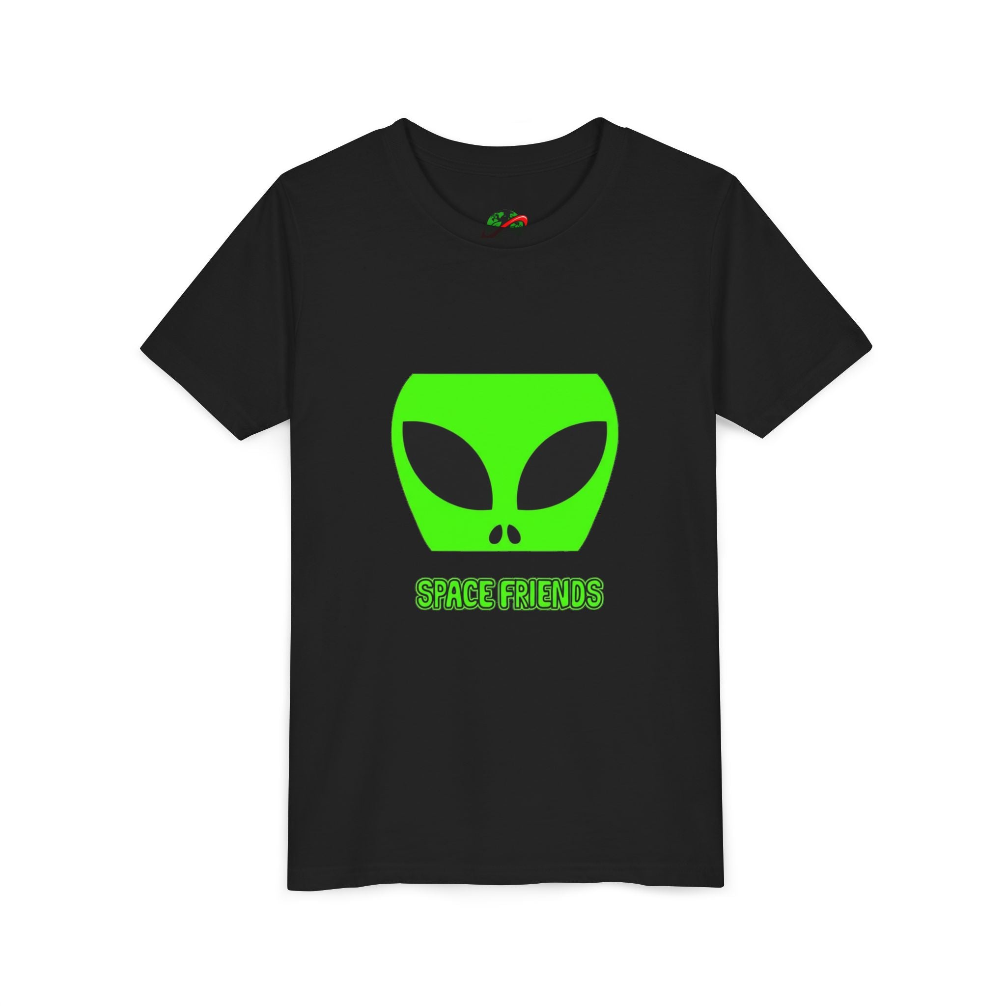 Space Friends Youth Tee, Alien Graphic T-Shirt, Fun Kids Tee, Science Fiction Gift, Space Lover Shirt