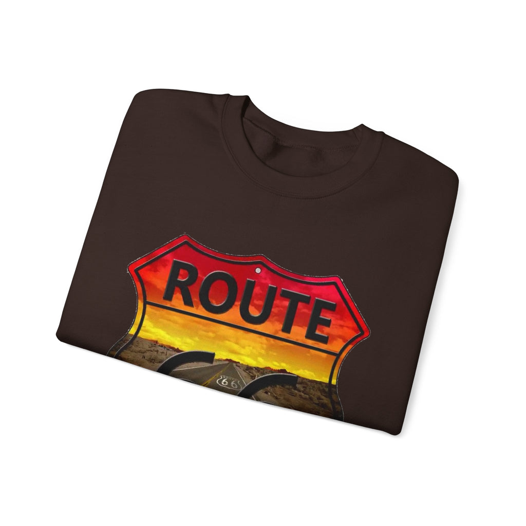 Route 66 Adventure Crewneck Sweatshirt - Unisex Heavy Blend™
