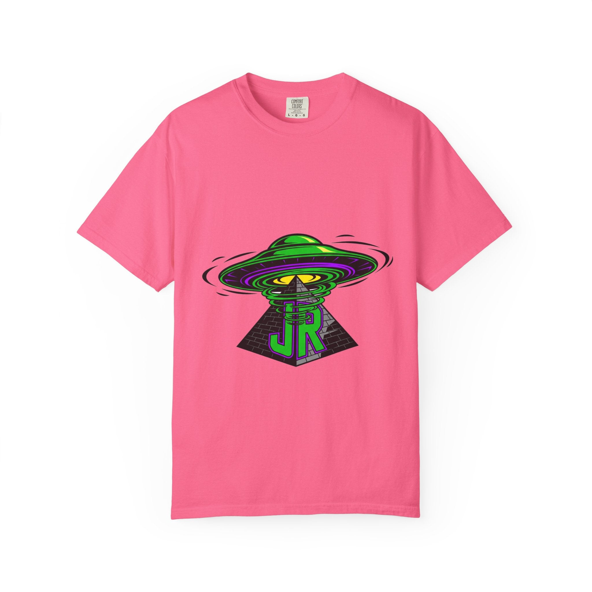Alien Graphic T-Shirt, Cosmic Tee, Unisex Casual Wear, Perfect for Festivals, Gifts for Sci-Fi Fans, Unique Art Tee