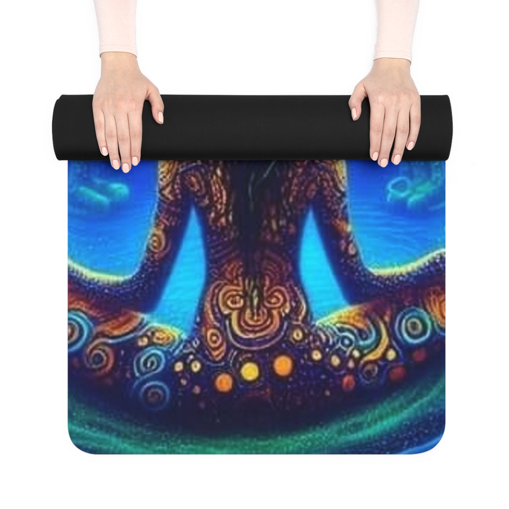 Vibrant Dragon Yoga Mat - Mystical Zen Design for Mindfulness, Meditation, Fitness, Gift for Yogis, Home Decor, Floor Mat