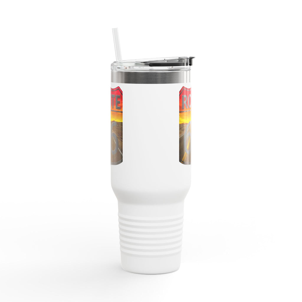 Route 66 Insulated Travel Mug - 40oz Adventure Cup for Road Trips