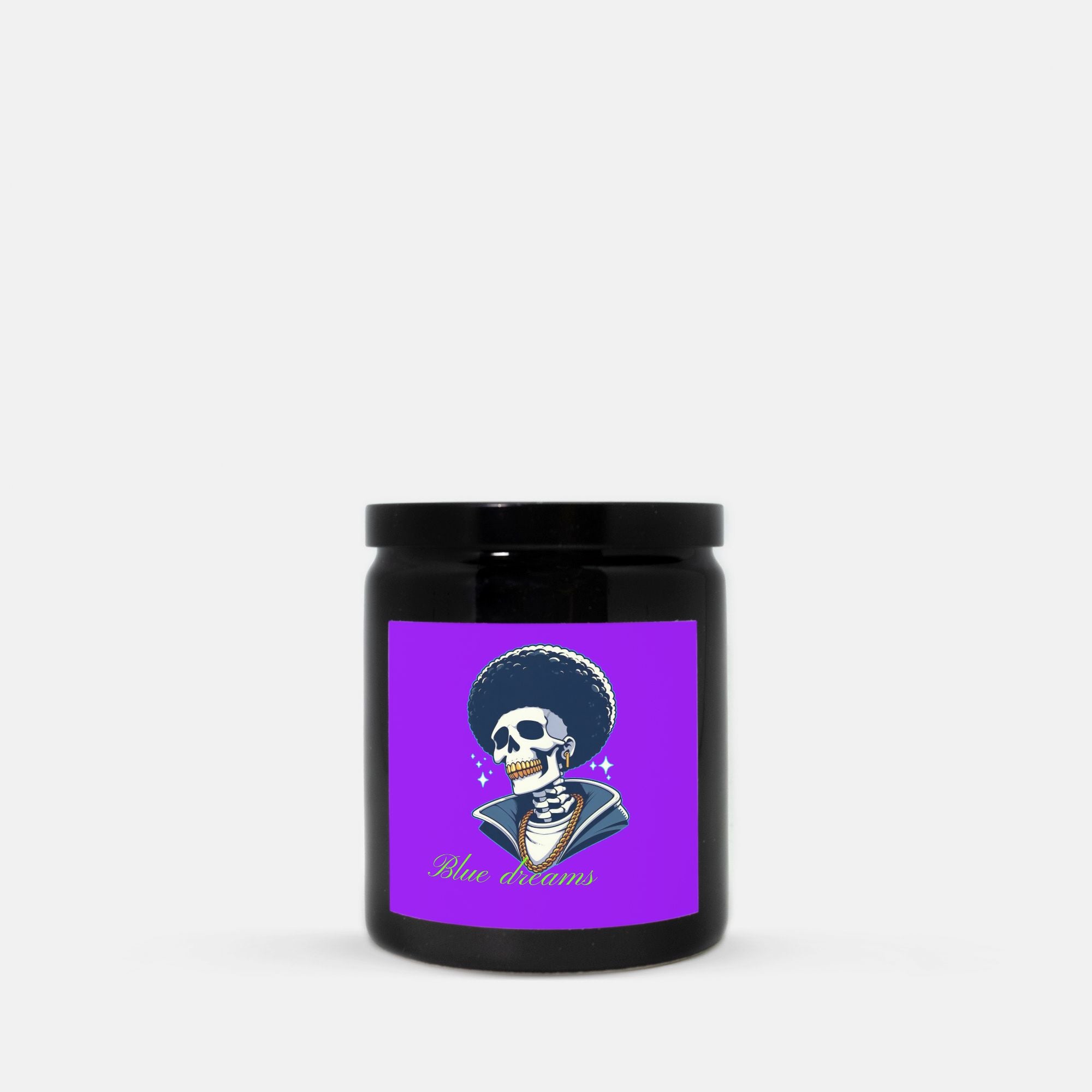 Candle Ceramic 8oz (Black)