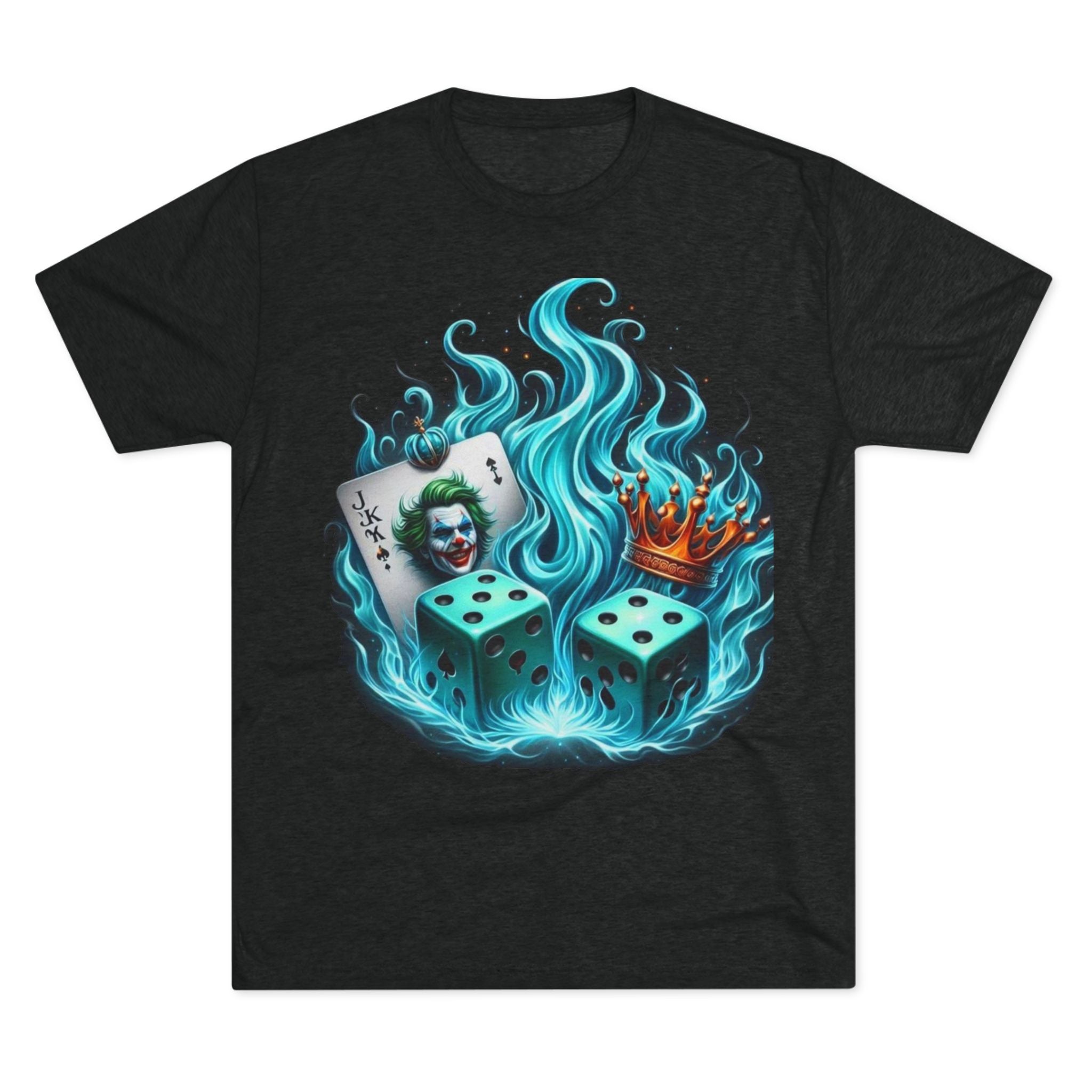 Gaming-Inspired Crew Tee: Joker Design, Cool Graphic T-Shirt, Casual Wear for Gamers, Perfect Gift for Game Night, Unique Collectible