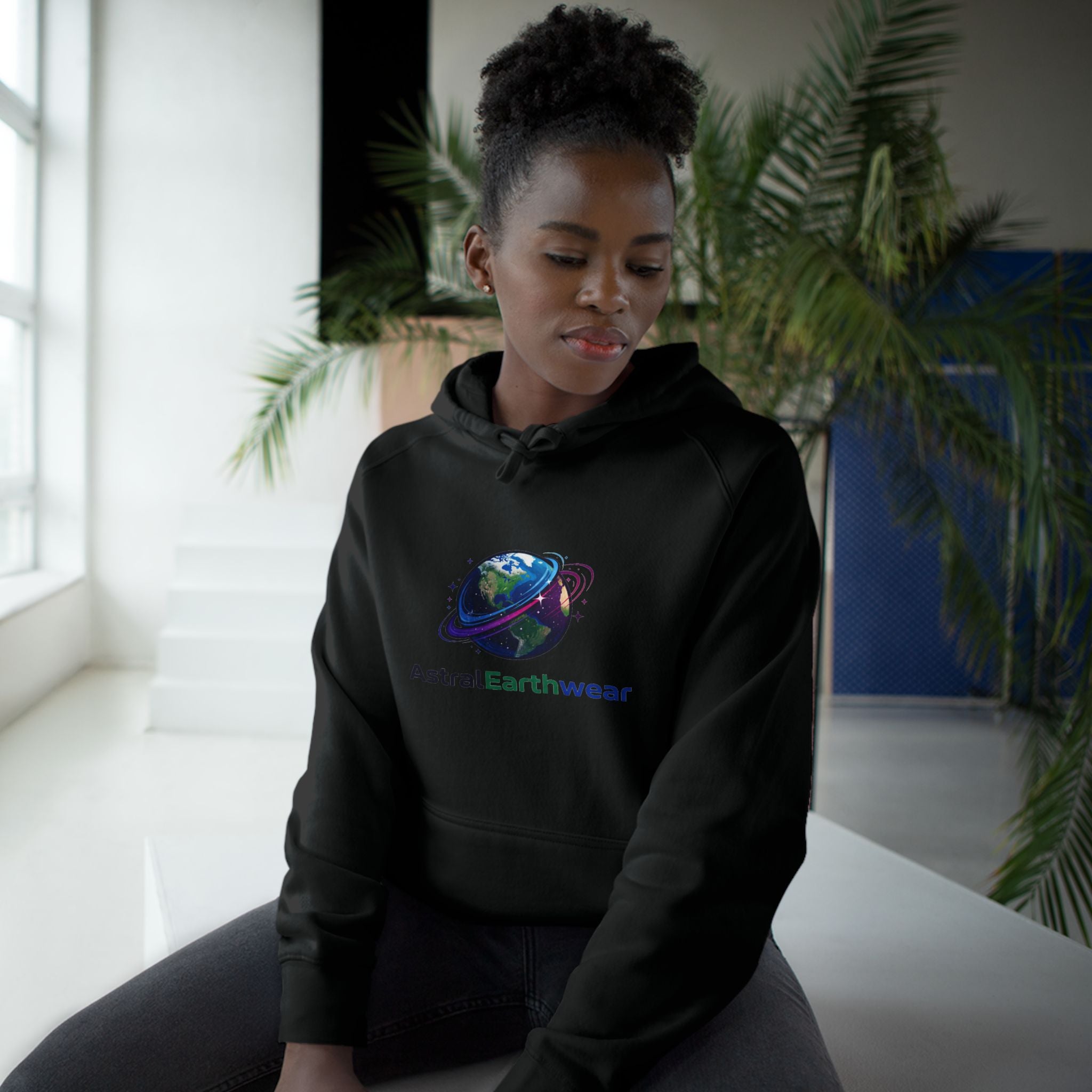 Astral Earth Hoodie - Unisex, Trendy Graphic Sweatshirt for Nature Lovers, Cozy Casual Wear for Festivals, Perfect Gift