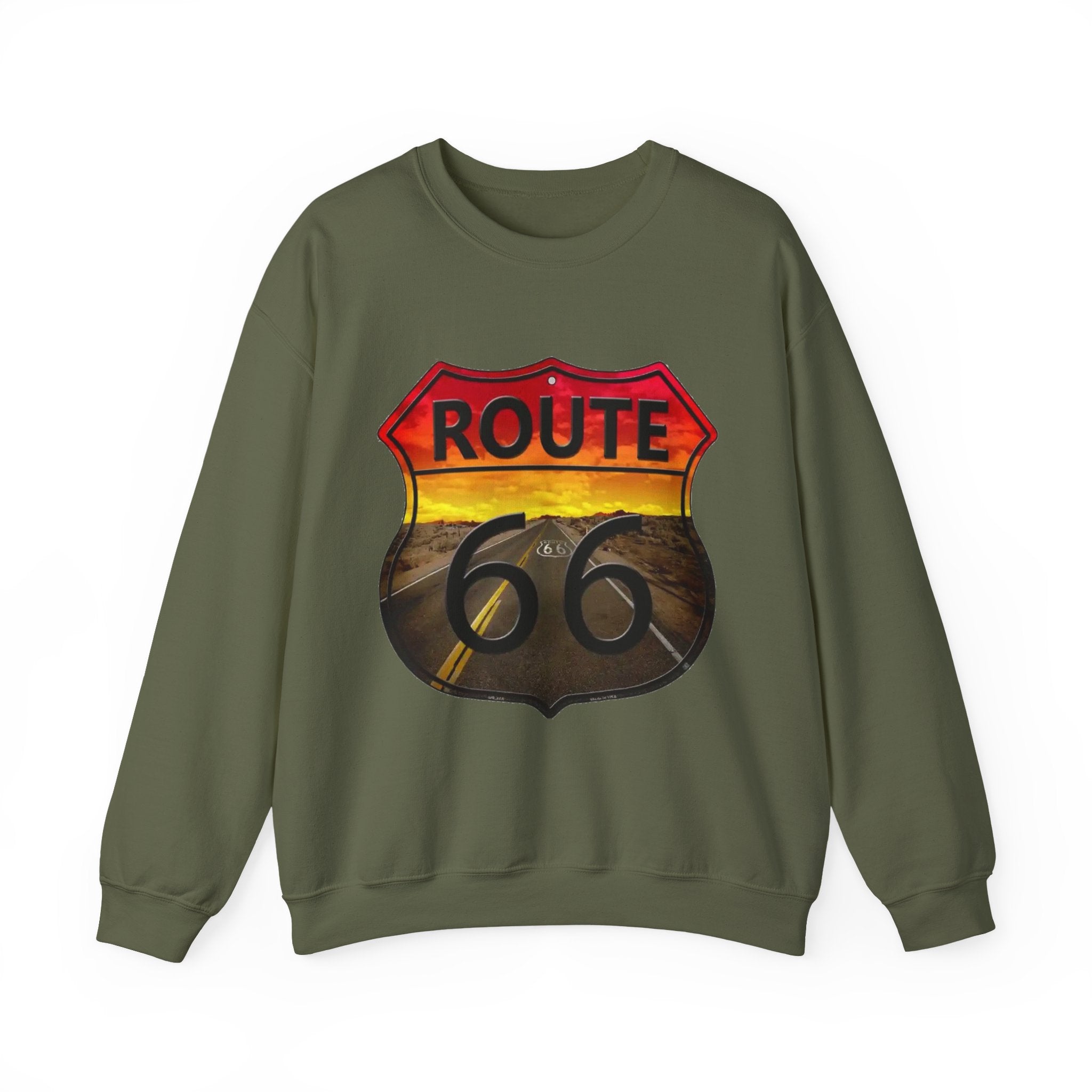 Route 66 Adventure Crewneck Sweatshirt - Unisex Heavy Blend™