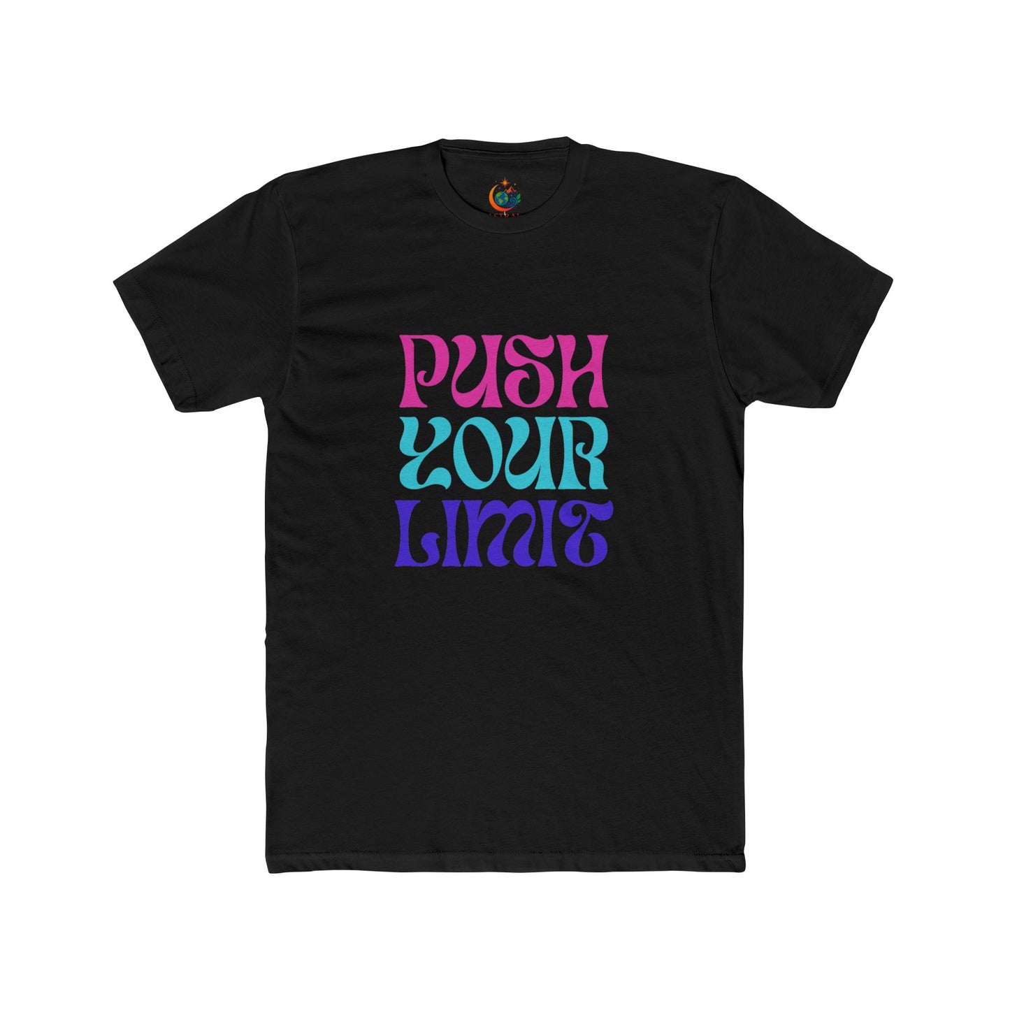 Motivational Unisex Cotton Crew Tee, Push Your Limit Shirt, Inspirational Apparel, Gift for Fitness Enthusiasts, Casual Stylish Tee