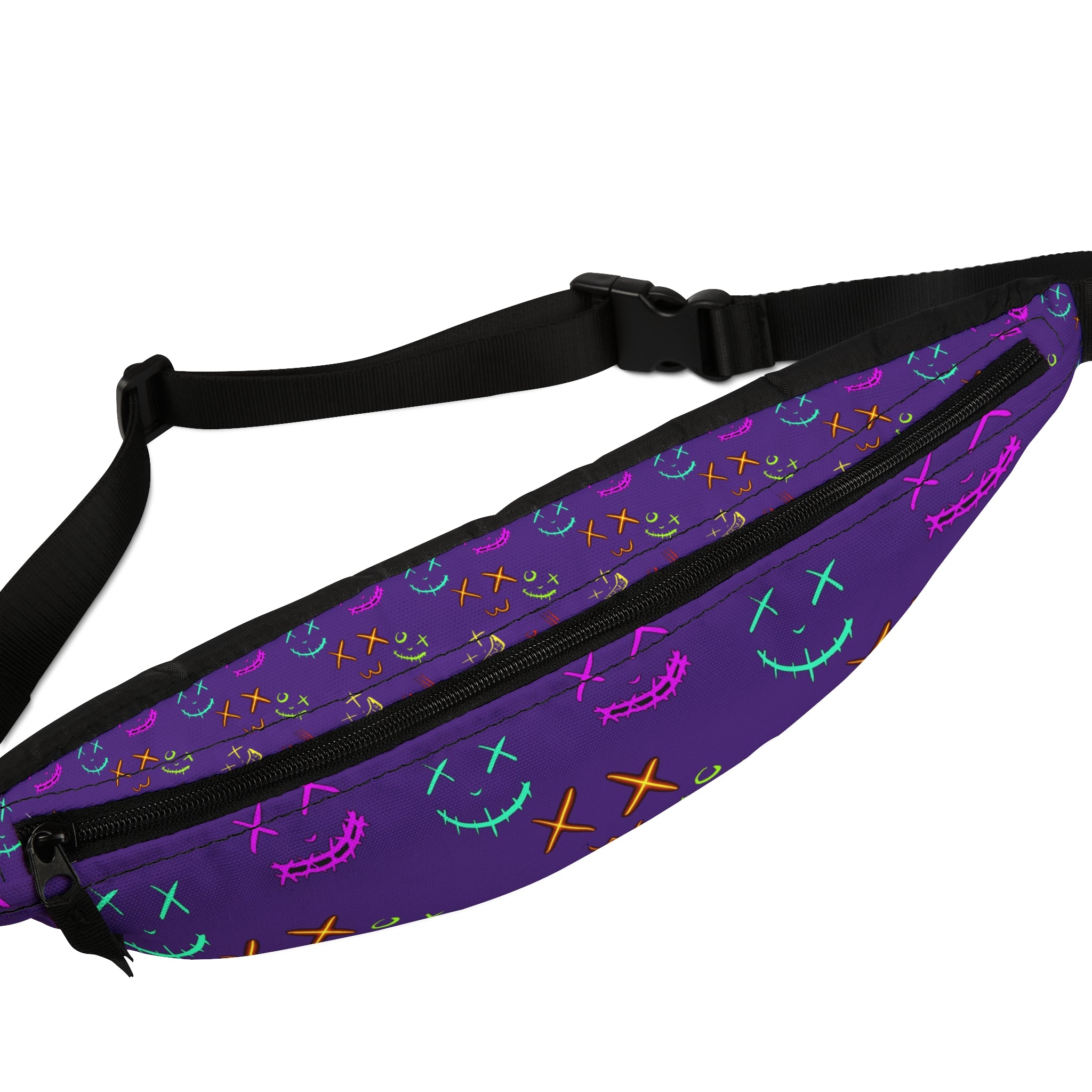 Vibrant Fanny Pack with Colorful Smiley Faces, Trendy Hip Bag for Festivals, Fun Day Trips, and Everyday Use, Gifts for Friends, [...]
