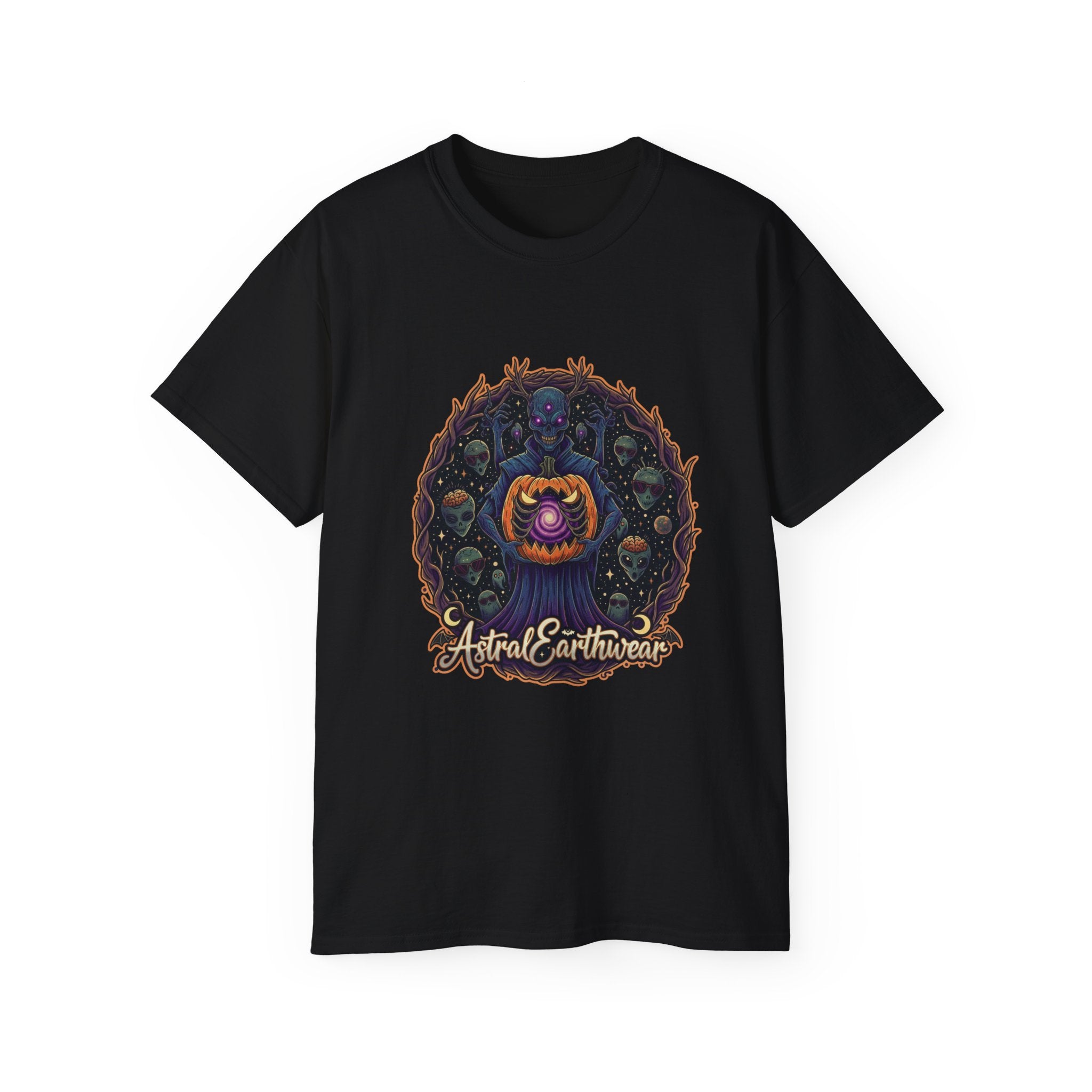 Astral Earthwear Unisex Ultra Cotton Tee - Magical Graphic Shirt for Meditation, Spirituality & Nature Lovers
