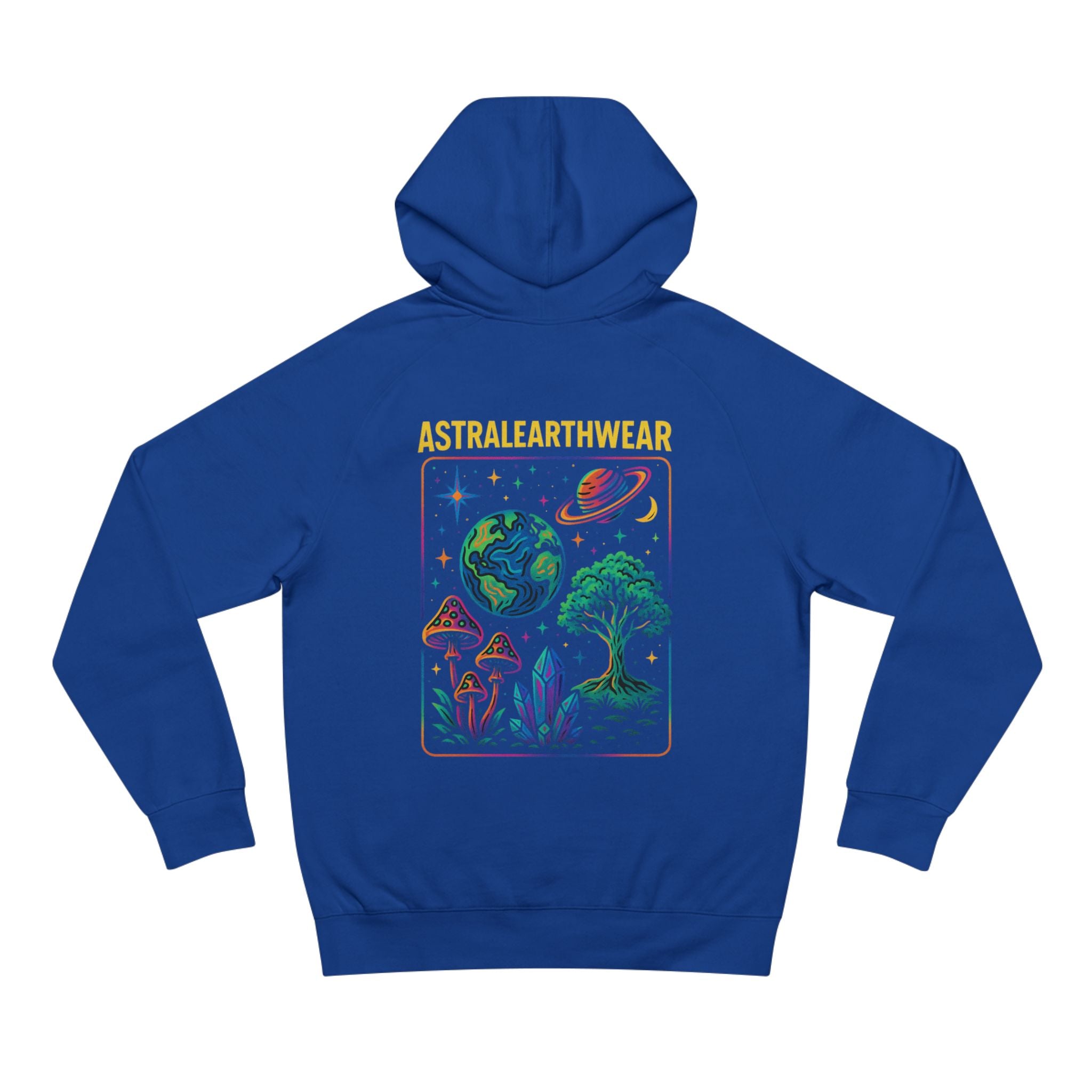 Astral Earth Hoodie - Unisex, Trendy Graphic Sweatshirt for Nature Lovers, Cozy Casual Wear for Festivals, Perfect Gift
