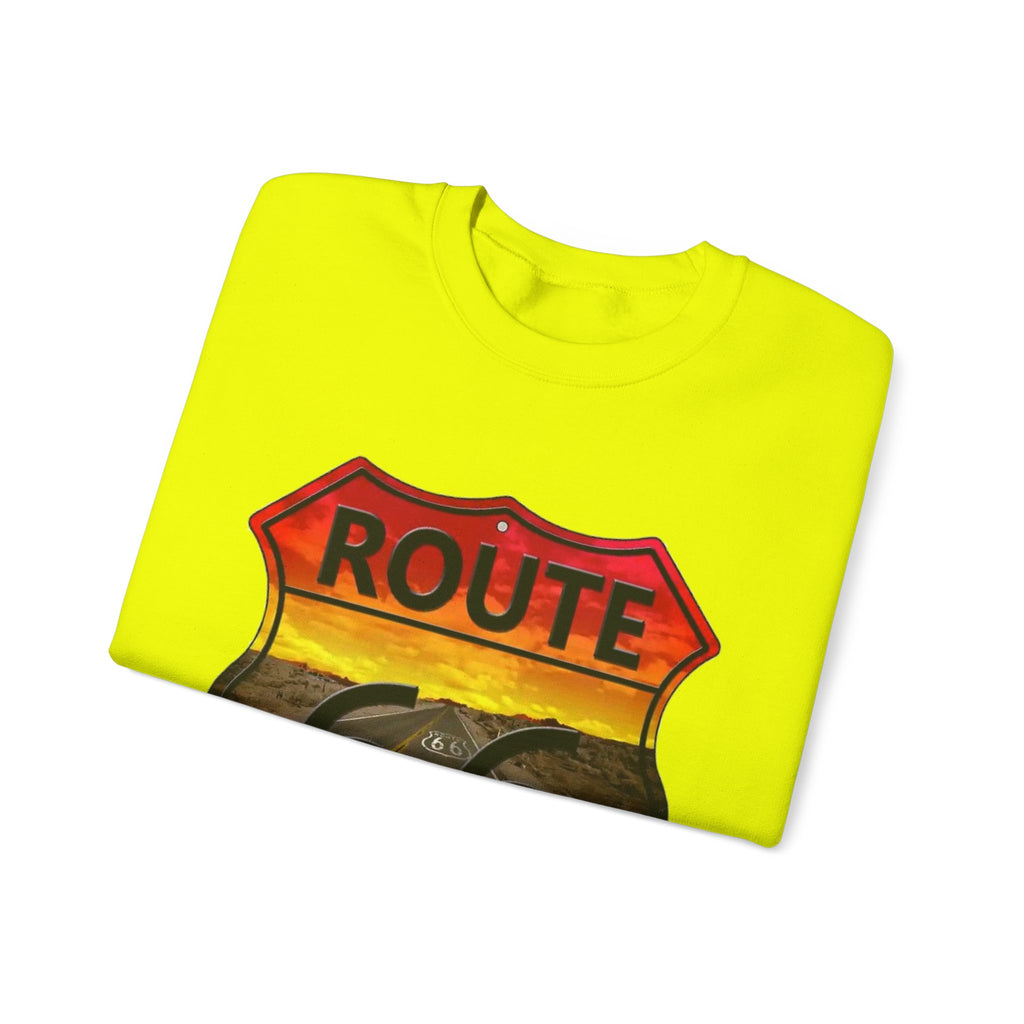 Route 66 Adventure Crewneck Sweatshirt - Unisex Heavy Blend™