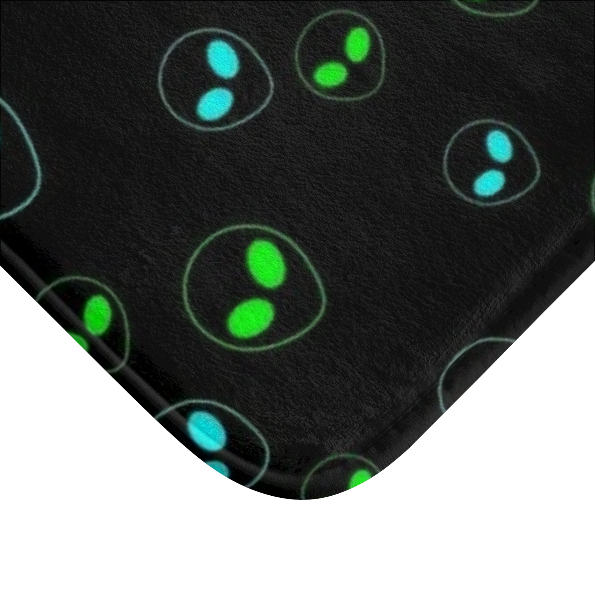 Alien Themed Bath Mat | Quirky Home Décor for Sci-Fi Lovers, Unique Gift, Bathroom Accent, Eco-Friendly, Fun Design