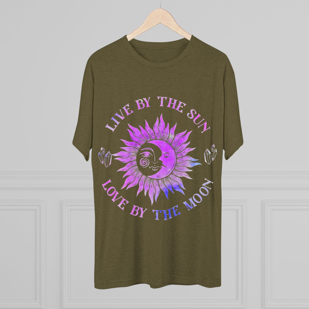 Live By The Sun, Love By The Moon T-Shirt, Unisex Graphic Tee, Astrology Shirt, Spiritual Apparel, Gift for Star Lovers