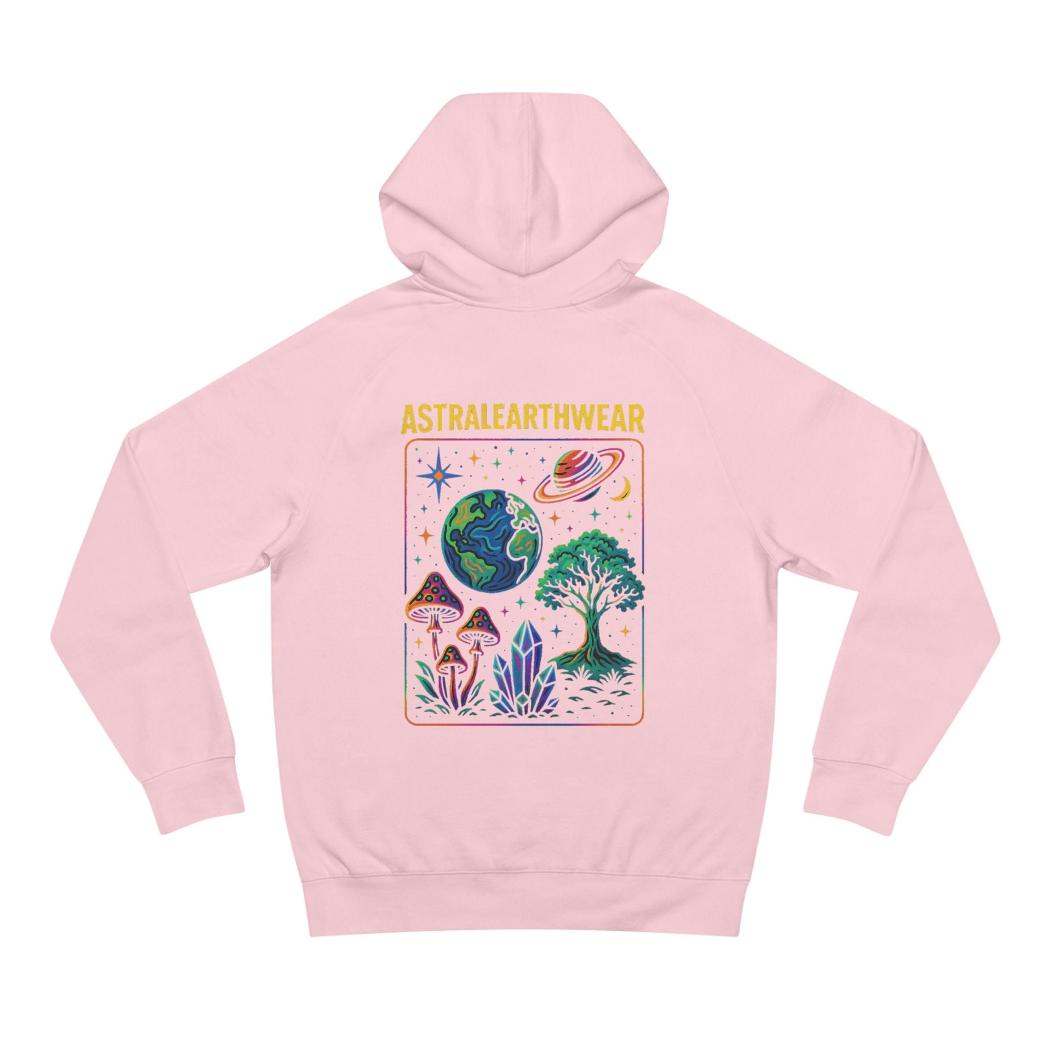 Astral Earth Hoodie - Unisex, Trendy Graphic Sweatshirt for Nature Lovers, Cozy Casual Wear for Festivals, Perfect Gift