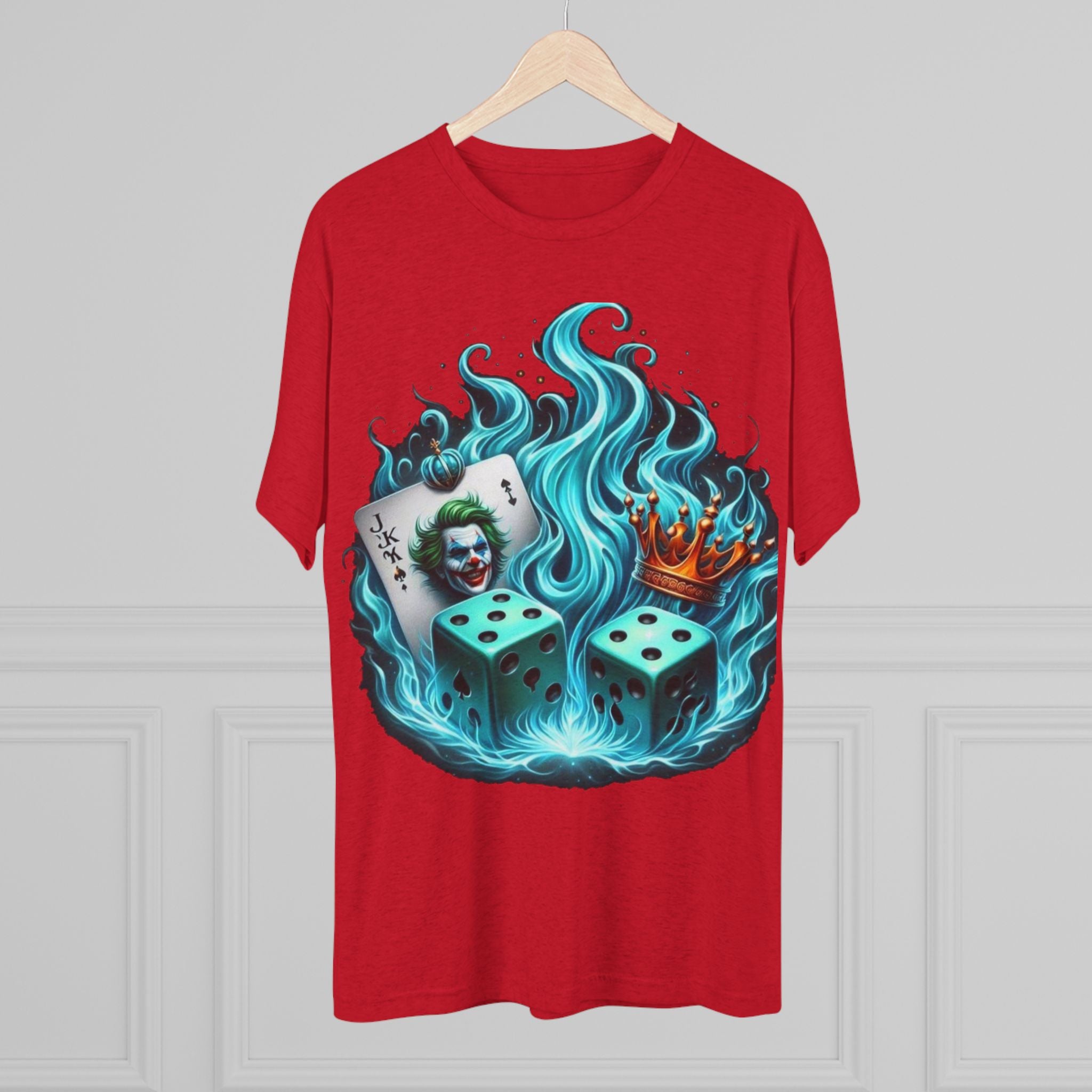 Gaming-Inspired Crew Tee: Joker Design, Cool Graphic T-Shirt, Casual Wear for Gamers, Perfect Gift for Game Night, Unique Collectible