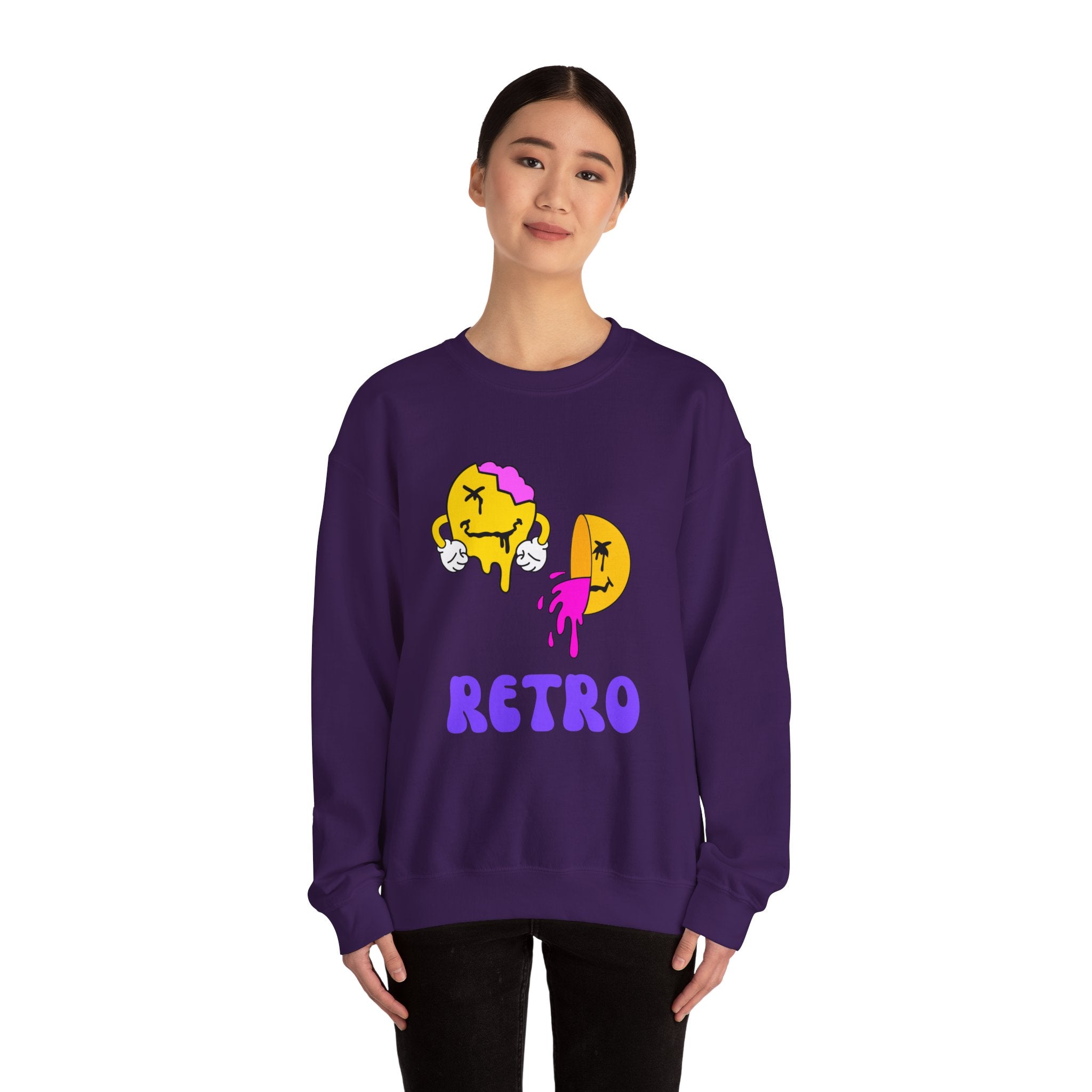 Retro Vibes Sweatshirt, Vintage Crewneck Jumper, 90s Style Pullover, Classic Sweater, Hipster Top