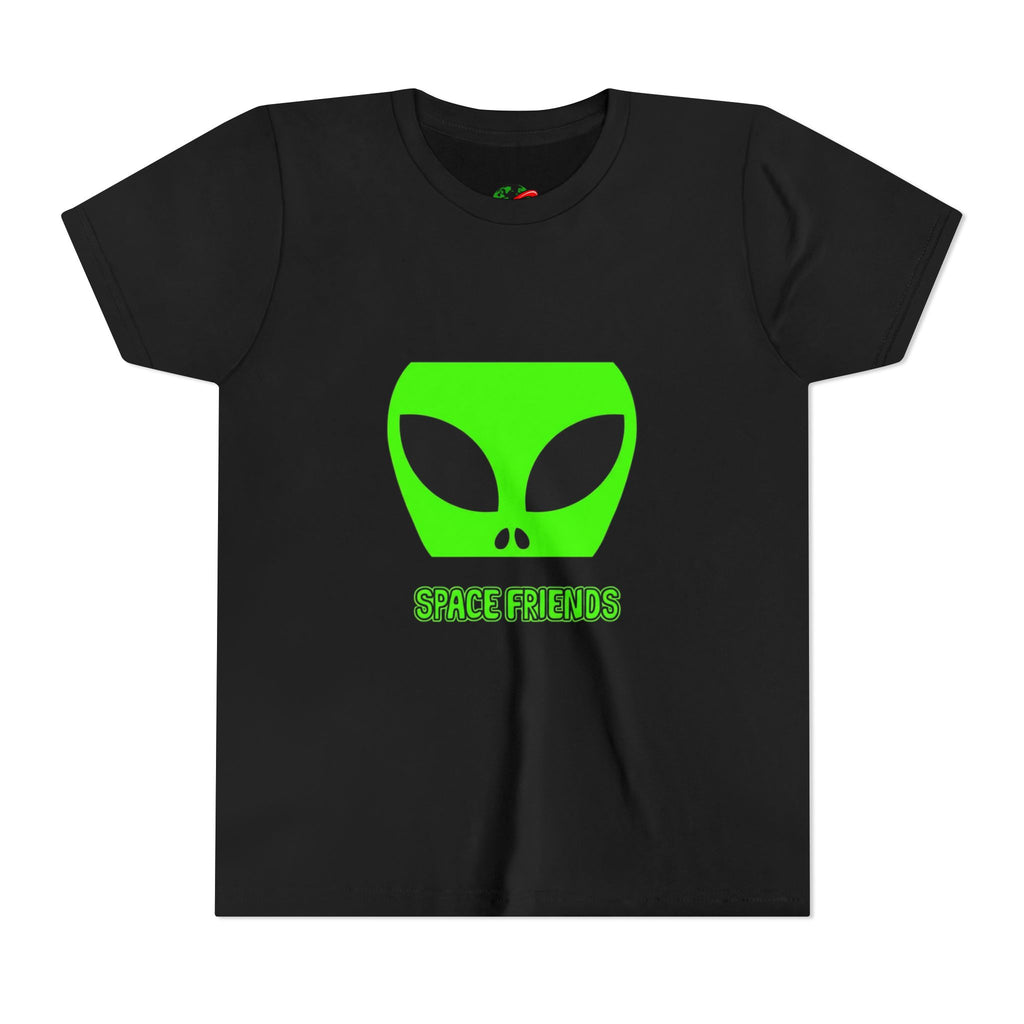 Space Friends Youth Tee, Alien Graphic T-Shirt, Fun Kids Tee, Science Fiction Gift, Space Lover Shirt