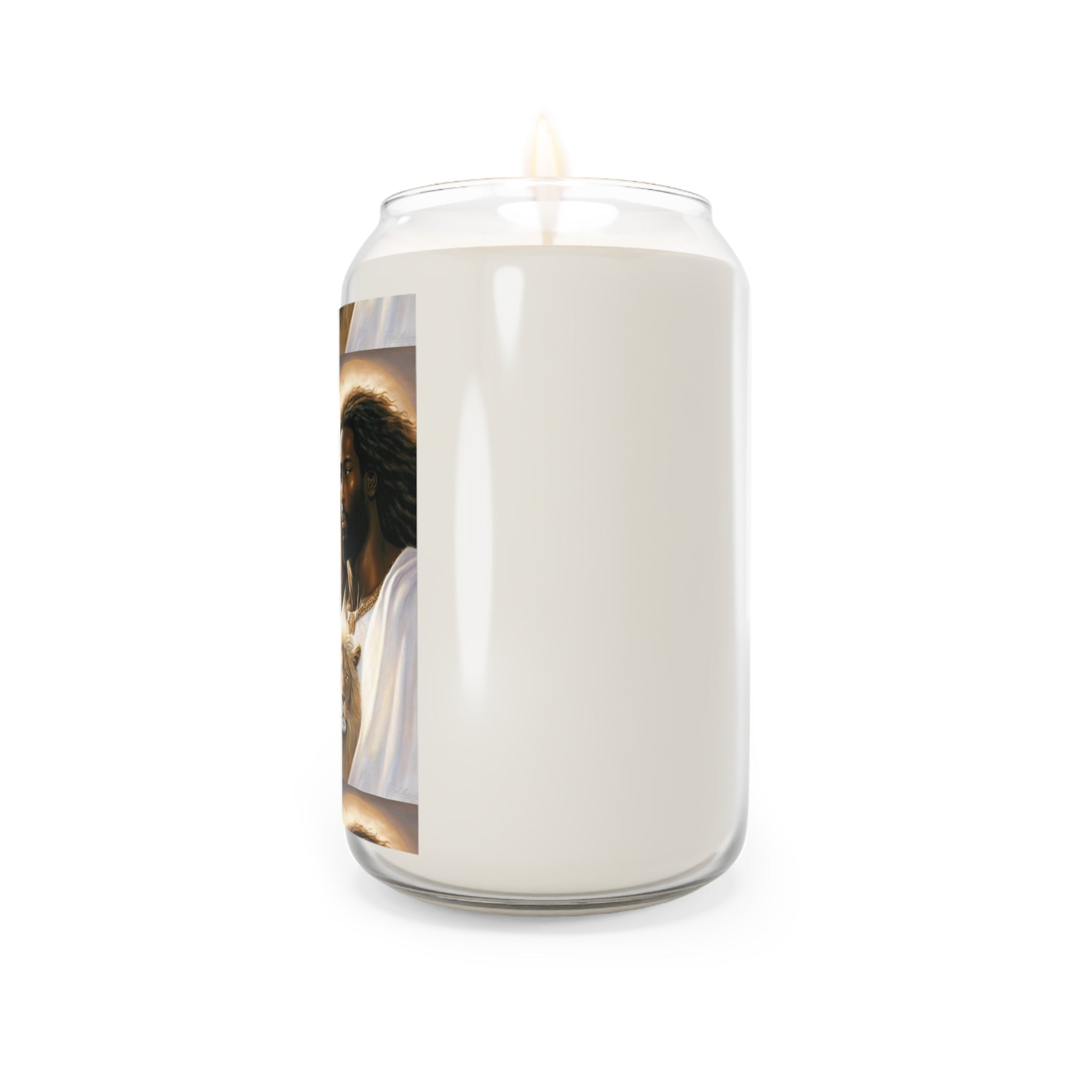 Spiritual Scented Soy Candle - Aromatic Blessings, 13.75oz, Home Decor, Relaxation Candle, Gifts for Faith, Meditation, Jesus Theme