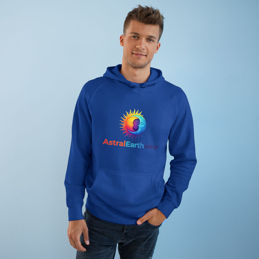 Astral Earthwear Unisex Hoodie, Cozy Gift for Space Lovers, Astrology Apparel, Everyday Sweatshirt, Ideal for Birthdays