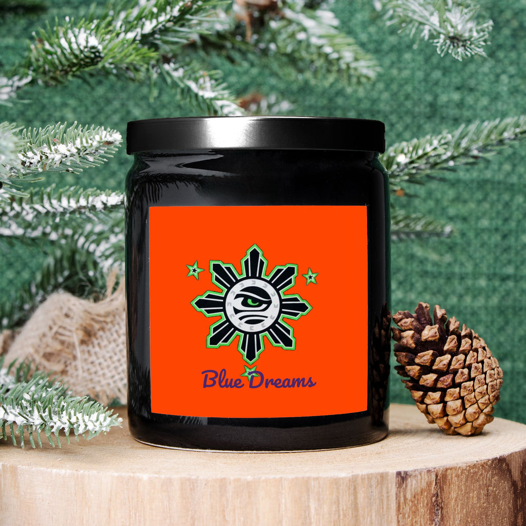 Candle Ceramic 8oz (Black)