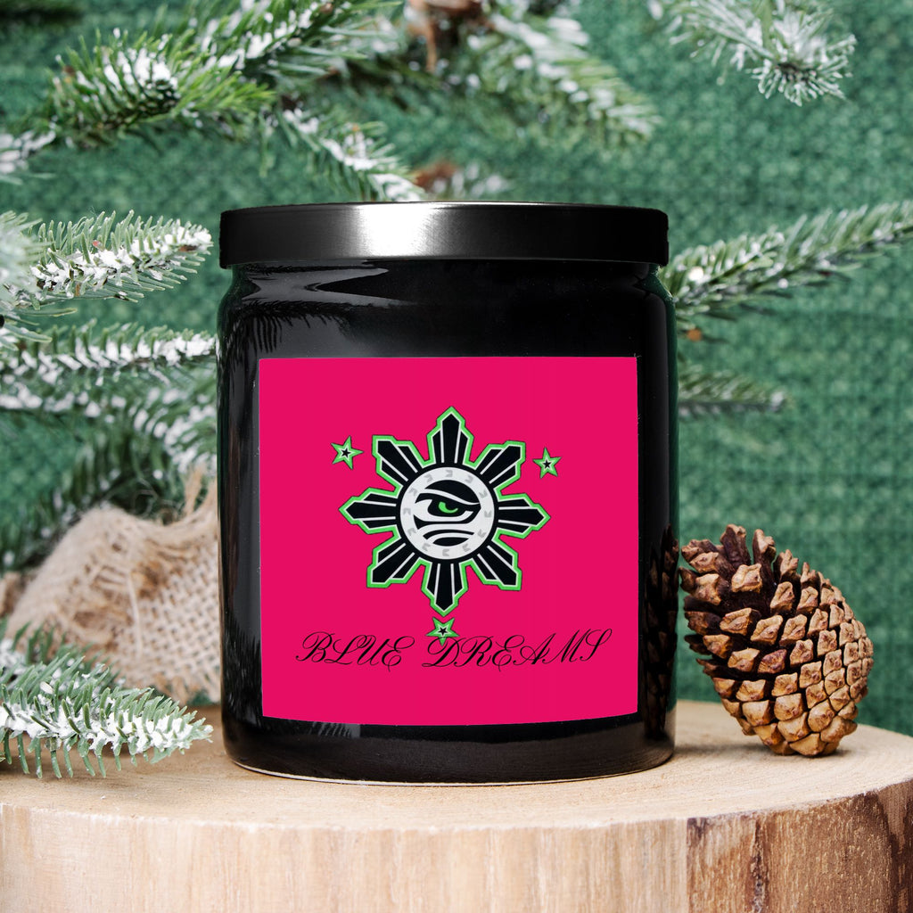 Candle Ceramic 8oz (Black)