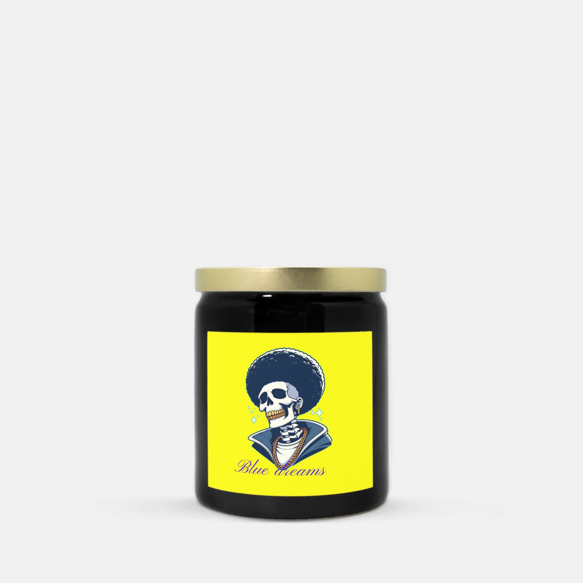 Candle Ceramic 8oz (Black)