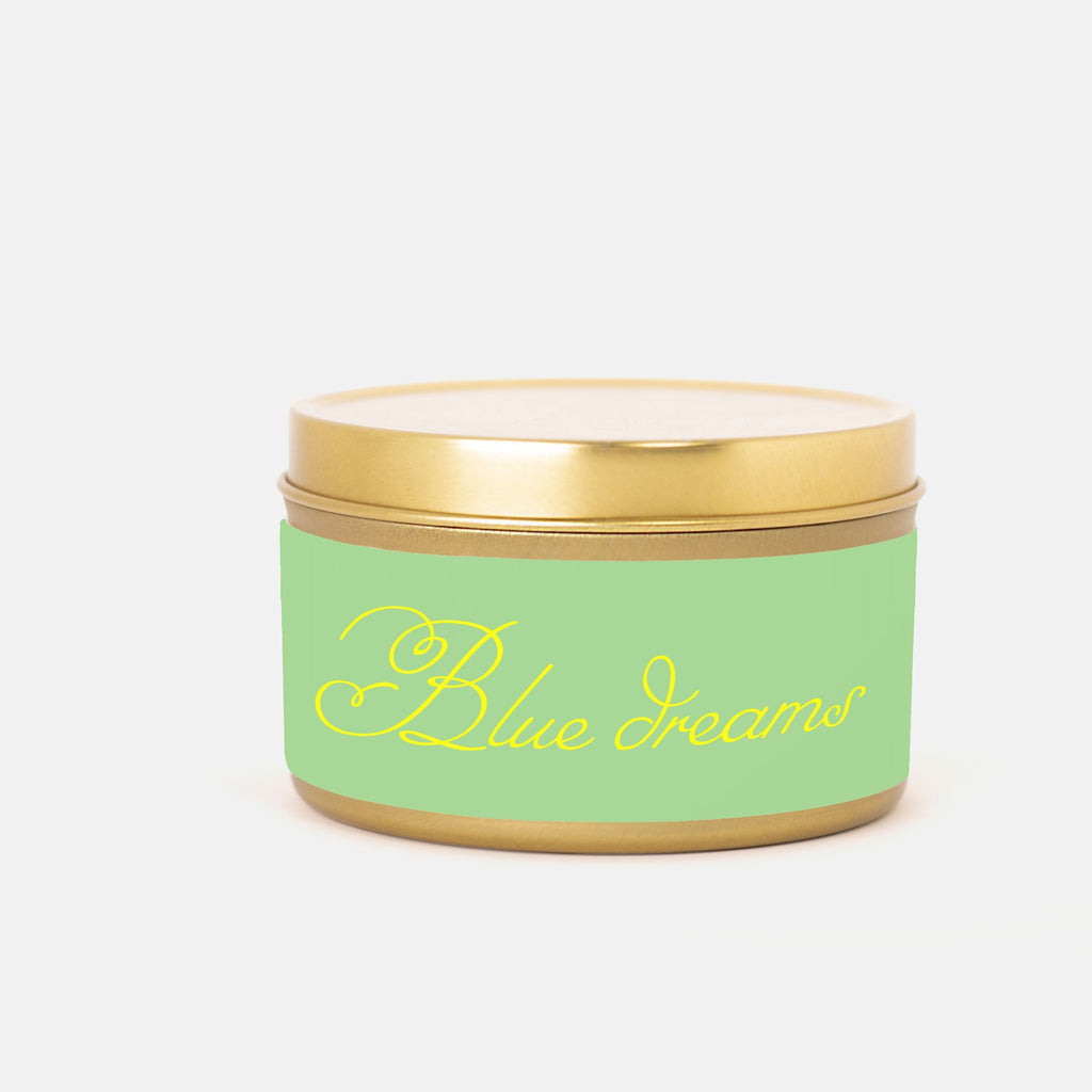 Blue Dreams Candle Tin 8oz Classic Collection