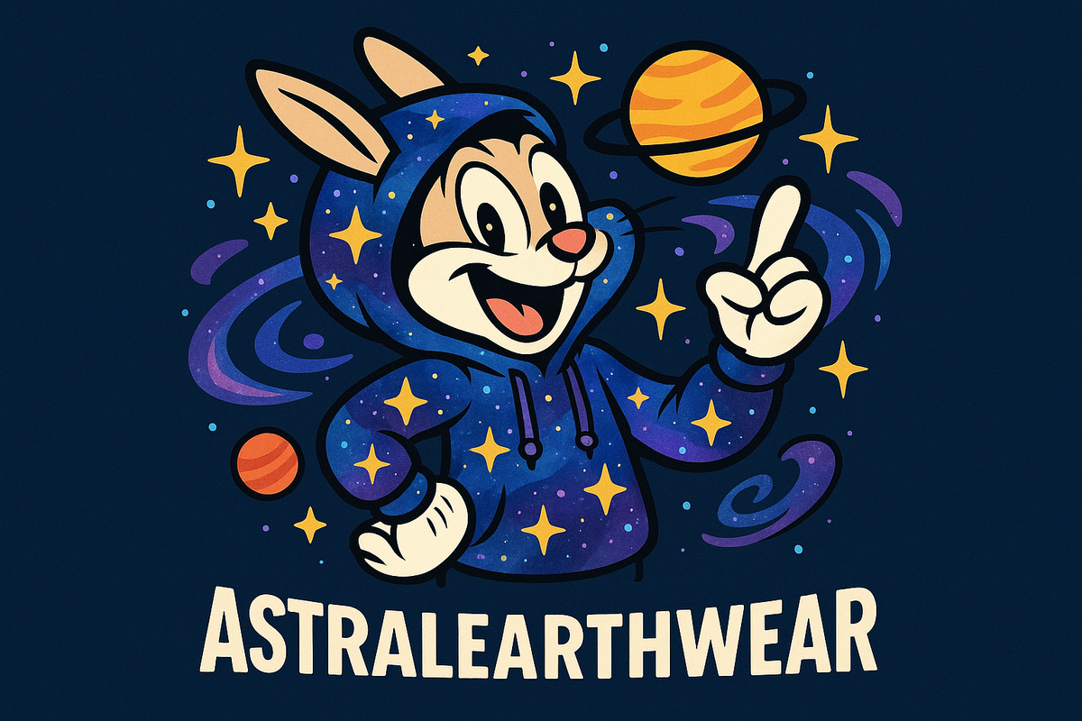 Make a looney tunes AstralEarthwear icon design 